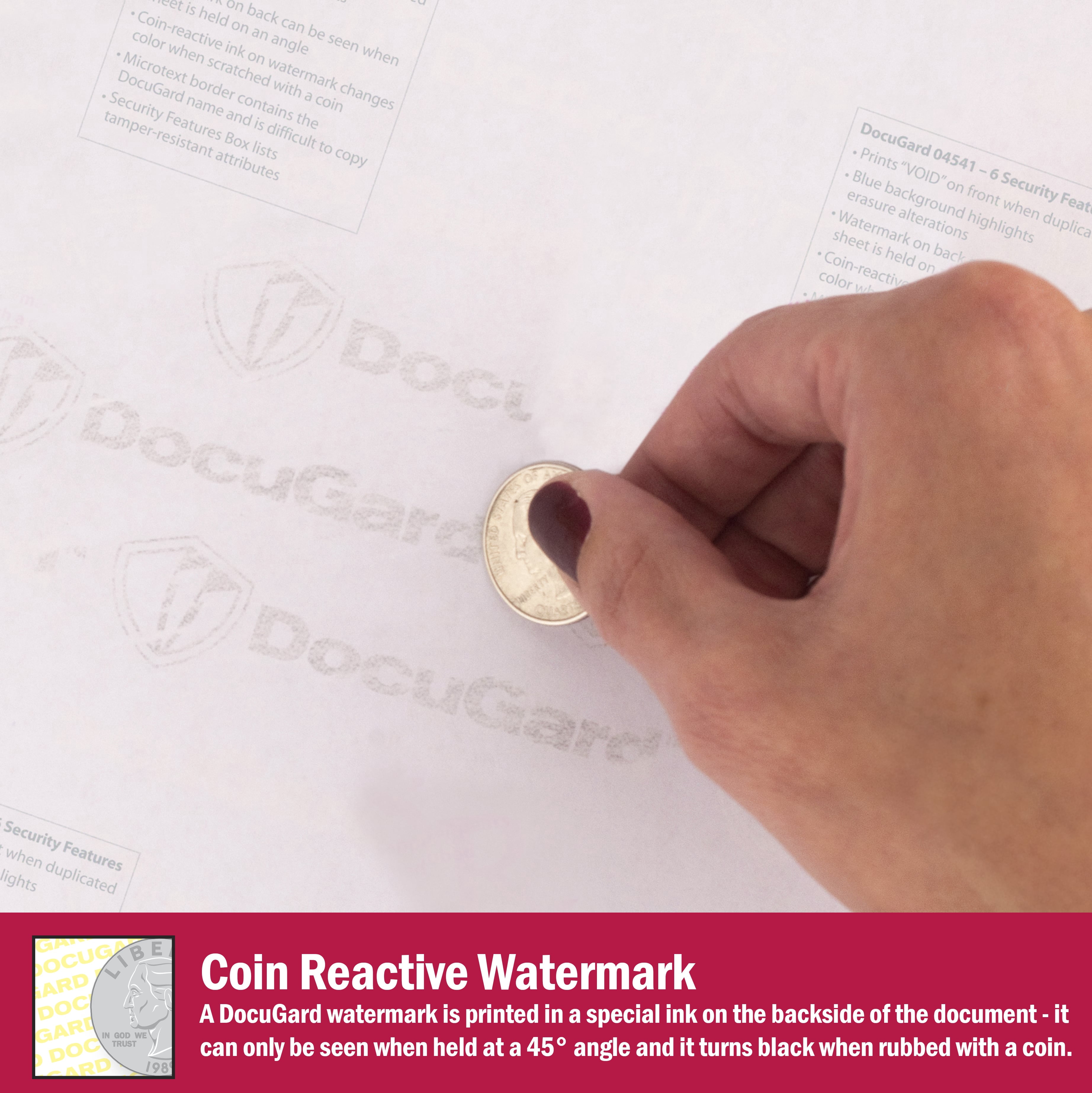 Paris DocuGard Standard 8.5" x 11" Medical Security Paper 24 lbs. Blue 500 Sheets/Ream (PRB04541)