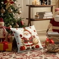 thumbnail image 3 of Stijggn Christmas Pillow Covers 20x20 Christmas Bedding Xmas Holiday New Year Throw Pillow Covers Protector for Sofa Living Room, 3 of 6