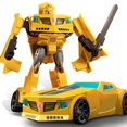 thumbnail image 1 of Figuras de acción de transformación para niños, Juguetes de coche Robot, deformación clásica, regalos de cumpleaños, H6001-1 Fivean unisex, 1 of 2