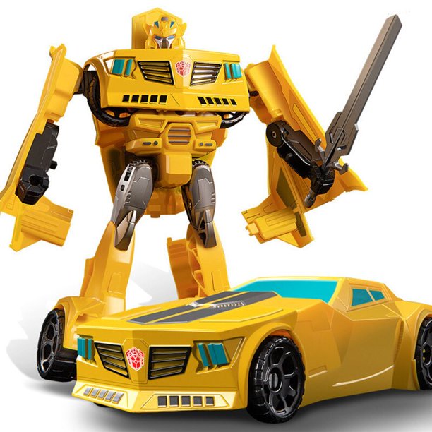 WEI JIANG-figuras de acción transformables para niños, juguetes de plástico ABS, Robot, coche, avión, tanque, modelo, 20CM Fivean unisex