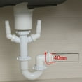 thumbnail image 2 of Effortless Kitchen Sink Drain Pipe 40Mm Smooth U-Bend Design For Easy Flow!, 2 of 7