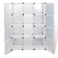 thumbnail image 2 of vidaXL Modular Cabinet with 9 Compartments 109x36.5x143 cm White, 2 of 5