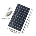 thumbnail image 5 of Outdoor Phone Battery Power Bank 2W Flexible Solar Panel with USB Port Camping Charging Battery for Mobilephone, 5 of 10