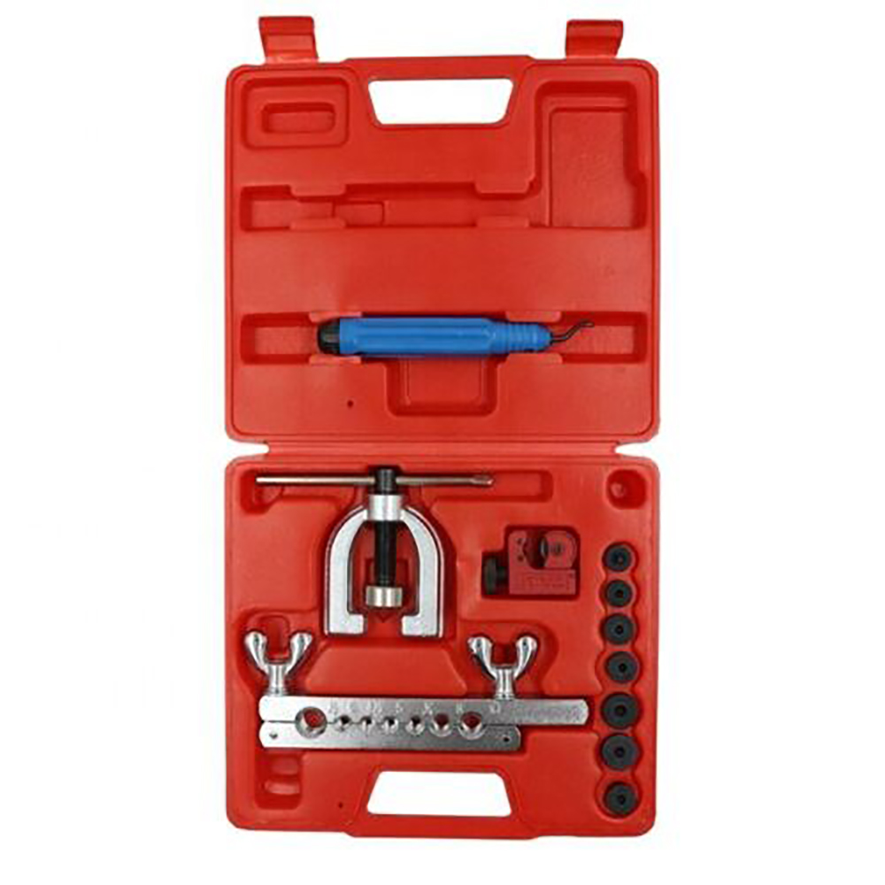 Foreverun Motor SAE / Metric Double Flaring Brake Line Tool Kit with