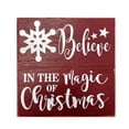 thumbnail image 2 of Christmas Standing Wooden Box Signs Tabletop Decorations Wood Christmas Hanging Signs Decor, 2 of 7