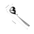 thumbnail image 1 of Stainless Steel Soup Ladle Kitchen Long Handle Serving Soup Spoon Home Restaurant Tableware, 1 of 2