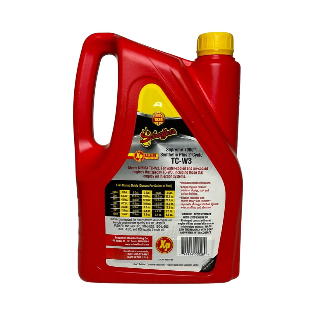 SCHAEFFERS 706 TC-W3 Supreme 7000 2 Cycle Synthetic Plus Racing
