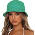 thumbnail image 1 of ORUYROP Bucket Hat for Women Men, Reversible Cotton Summer Sun Beach Fishing Cap Solid Color Style, 1 of 7