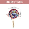 thumbnail image 2 of LEEYNEER Hanging Party Pinata Circular Candy Container  Birthday Parties 1Pack, 2 of 6