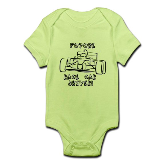 CafePress - Future Race Car Driver Infant Bodysuit - Baby Light Bodysuit