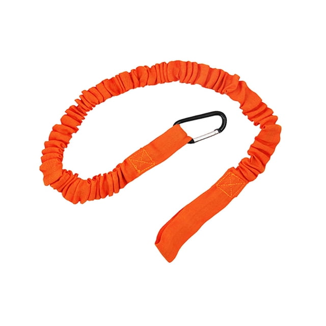 Correa de remo, correa elástica, cordón de paleta para canotaje, tabla de surf, piragüismo Naranja