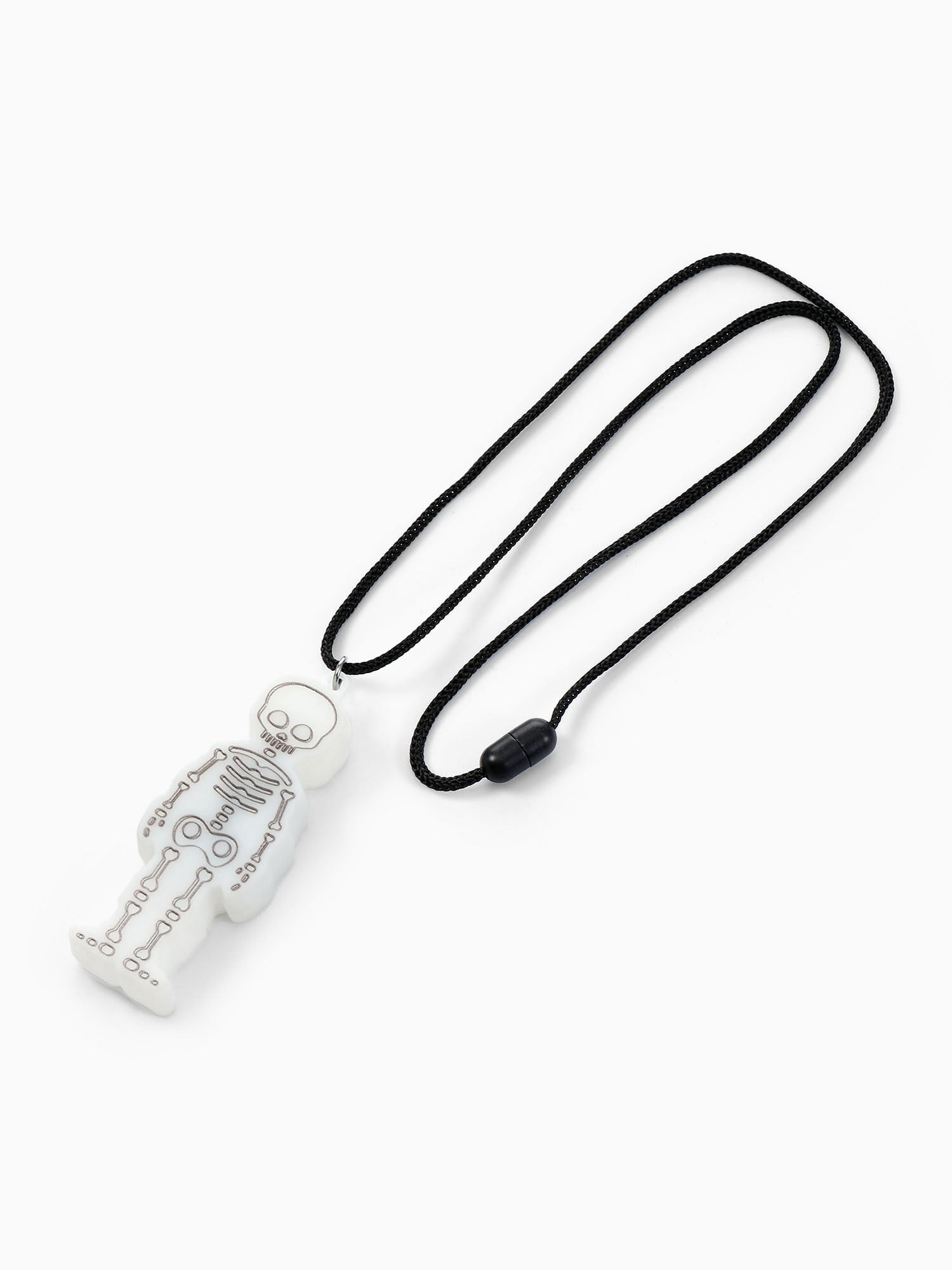 Way to Celebrate Skeleton Light-Up Halloween Pendant Necklace, 1 Piece