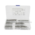 thumbnail image 2 of QIILU 120pcs Cotter Pin Assortment Stainless Steel Clips 6 Specifications Universal Car Hardware,Cotter Clip,Cotter Pin, 2 of 8