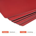 thumbnail image 3 of Uxcell 85x50x0.4mm Painted Aluminum Blank Metal Card Red 15 Pack, 3 of 6