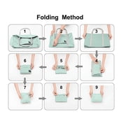 Amerteer Fashion Travel Foldable Duffel Bag, Lightweight Waterproof Luggage Travel Bag for Women and Men,Waterproof Handbag or Sports, Gym, Vacation