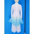 thumbnail image 5 of Aislor Kids Girls Chinese Traditional Dance Cheongsam Style Costume Yangko Classical National Dress Set with Pants, 5 of 7
