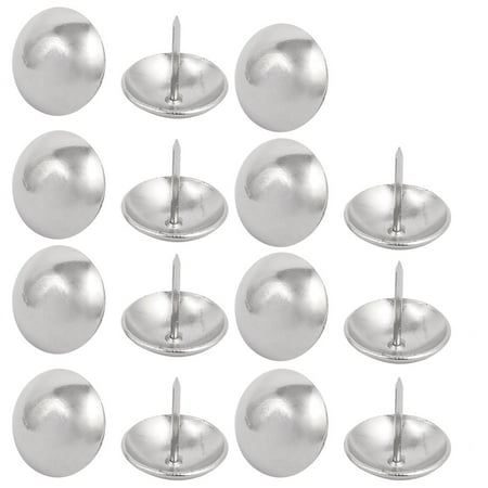 Stud Pouch - 25mm Dia Stainless Steel Upholstery Nail Decorative Tack Stud Push Pin 15PCS