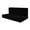 black, variant on jinwen 4 Pieces RV Seat Covers Soft Bench Covers Camper Cushion Covers for Trailers grey