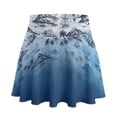 thumbnail image 5 of FUIALDOLG Blue Tropical Style Golf Skorts for Women Lady High Waisted Tennis Skorts with Pocket Soft Breathable Mini Athletic Skirt with Short Casual Skirts for Travel,Beach Vacation,S, 5 of 8