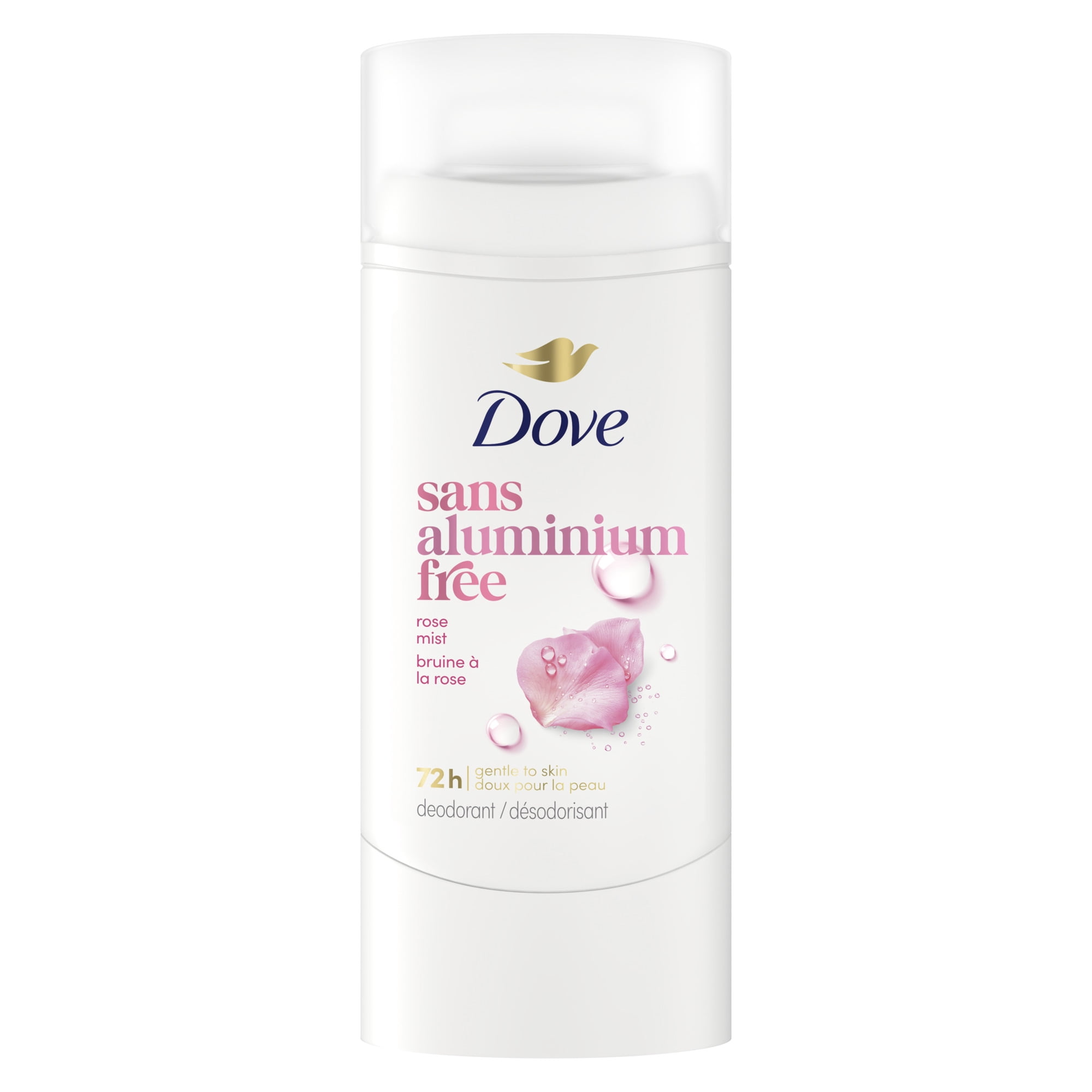 Dove Deodorant Stick, 72h Rose Mist, Gentle & Hydrating, 74g