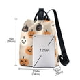 thumbnail image 3 of FORMRS Women's Travel Backpack Purse Anti-Theft Hidden Pockets Casual Shoulder Bag, Beige Halloween Pumpkin, 3 of 7