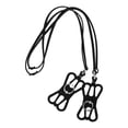 thumbnail image 7 of Raindrops Universal Cell Phone Lanyard, Black Silicone, Secure and Comfortable, 2Pcs, 7 of 7