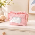 thumbnail image 3 of Wipe Pouch, Double‑Layer Quilted Small Hanging Portable Wipe Holder Wipes Bag Diaper Bag For Stroller, Home, Travel, 3 of 3