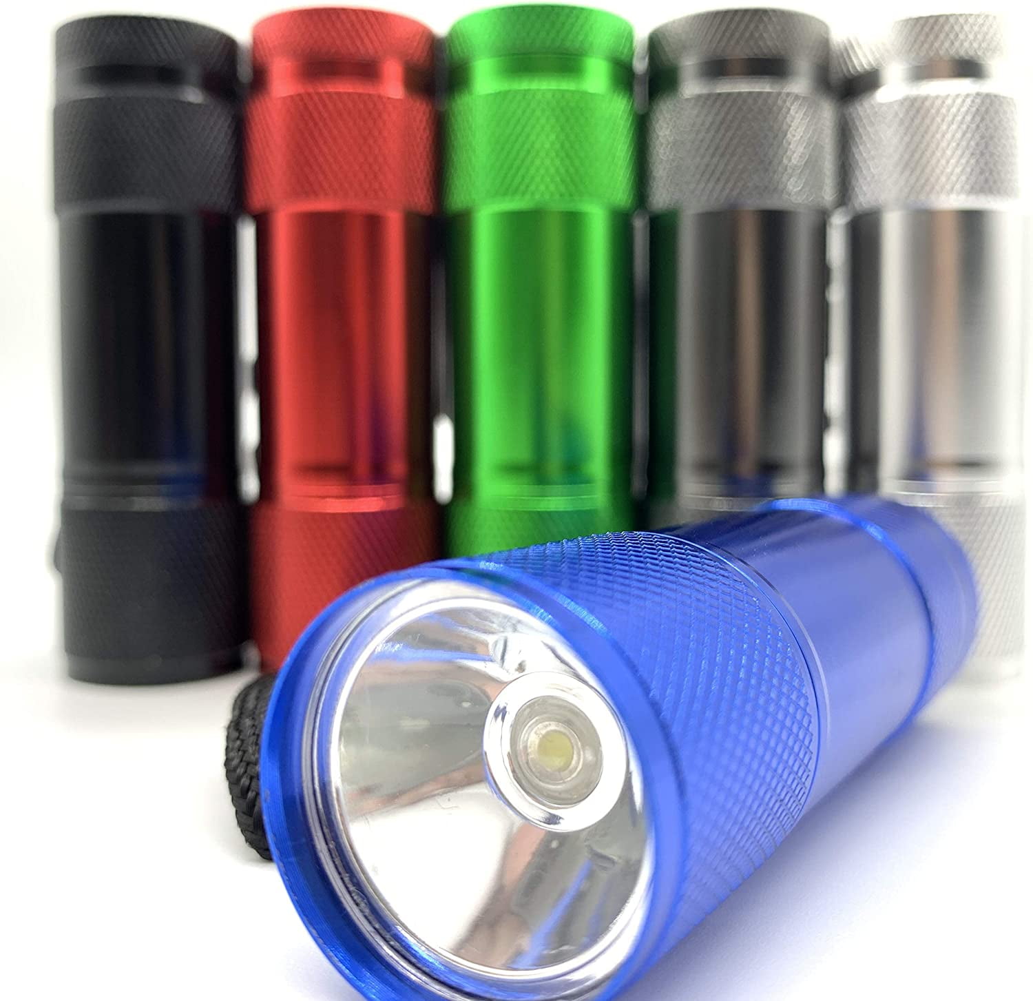 Mini Flashlight 6-Pack with 18 AAA Batteries, Super Bright 100 LM Mini Flashlights Colors Assorted - Best Mini Gifts for Kids, Men, Women - Walmart.com