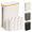 Beige-49L, variant on Large Toilet Paper Storbasket With Lid Slim Organizer Hold Up To 20 Regular Rolls Or 15 Mega Rolls. (grey 49l)