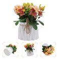thumbnail image 2 of 1 pieza de decoración de flores artificiales de simulación para bonsái, decoración de escritorio, 2 of 5