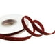 thumbnail image 2 of Cinta de Terciopelo Burdeos de 5 Yardas con Purpurina Satinada Flocada de 1 a 4 Cm de Ancho, Ideal para Envolver Regalos Navideños, Hacer Moños, Decorar Fiestas y Manualidades., 2 of 6
