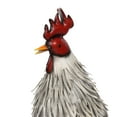 thumbnail image 6 of Alpine Corporation Metal White Feathered Rooster Decor, 6 of 13