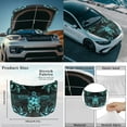 thumbnail image 4 of Yuyamidu Blue Sea Turtle Car Side View Mirror Covers Hibiscus Car Hood Cover 3 Pcs Auto Rearview Protection Covers Rainbow Car Front Hood Cover Universal Size for Cars Sedans, 4 of 7
