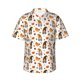 thumbnail image 1 of Fotbe Halloween Gnomes Camisa Hawaiana para Hombre Unisex – Camisa Casual de Verano con Botones de Manga Corta de Algodón y Lino,3X-Large, 1 of 7