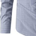 thumbnail image 4 of Mens Dress Shirts Long Sleeve Mens Dress Shirts Slim fit Mens Casual Shirts Formal Dress Shirts for Men with Pocket Gray XXL, 4 of 5