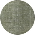 thumbnail image 1 of Ahgly Company Indoor Round Mid-Century Modern Dark Green Oriental Area Rugs, 8' Round, 1 of 6