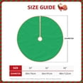 thumbnail image 4 of Bingfone Christmas Tree Skirt Mat Christmas Decoration Interior 36"-Forestgreen, 4 of 8