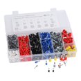 thumbnail image 2 of 1800 piezas/caja de conectores de cables eléctricos, 8 tipos de terminales de crimpado ajustables, kit de herramientas de crimpado de casquillos para coche y hogar., 2 of 14