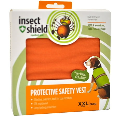 Insect Shield Protective Safety Vest XXL, Orange