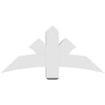 thumbnail image 4 of 48"W x 22"H x 6"D x 6"F, 11/12 Pitch, Davenport Architectural Grade PVC Gable Bracket, 4 of 8