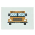 thumbnail image 1 of School Bus Cutting Board, Academic Life Orange Vehicle for Carrying Children Descriptive Caricature, Decorative Tempered Glass Cutting and Serving Board, in 3 Sizes, by Ambesonne, 1 of 2