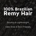 thumbnail image 3 of Extensiones con clip SIYUSI Kinky Straight 100% Brazilian Remy, 3 of 8