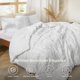 thumbnail image 2 of Juego de edredón Bedsure Tufted Boho, tamaño completo, blanco brillante, 3 unidades, 2 of 8