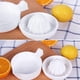 thumbnail image 4 of 2X Exprimidor Manual de Limón, Exprimidor de Jugo de Naranja, Exprimidor Manual de Cítricos de Naranja, Prensa de Rotación de Tapa, Escariador Antideslizante, 4 of 5