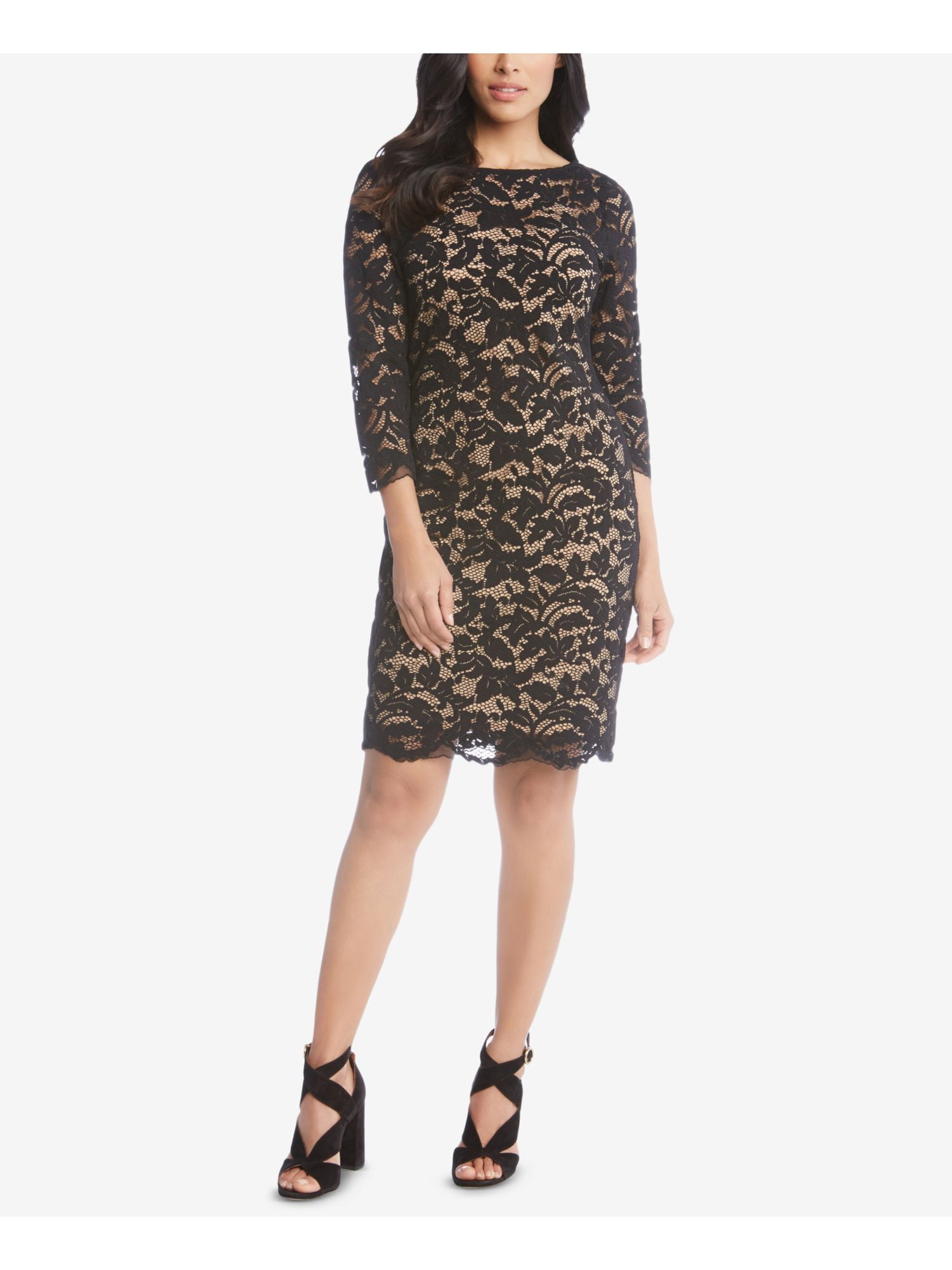 karen kane lace sheath dress Black Lace Shift Dress Karen Kane Lace Dress Karen Kane Lace Boat Neck Shift Dress Bloomingdale's