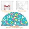 thumbnail image 3 of KLL 30" Christmas Tree Skirt Donut Xmas Tree Skirts Mat for New Year Xmas Holiday Party Indoor Outdoor Home Decoration, 3 of 5