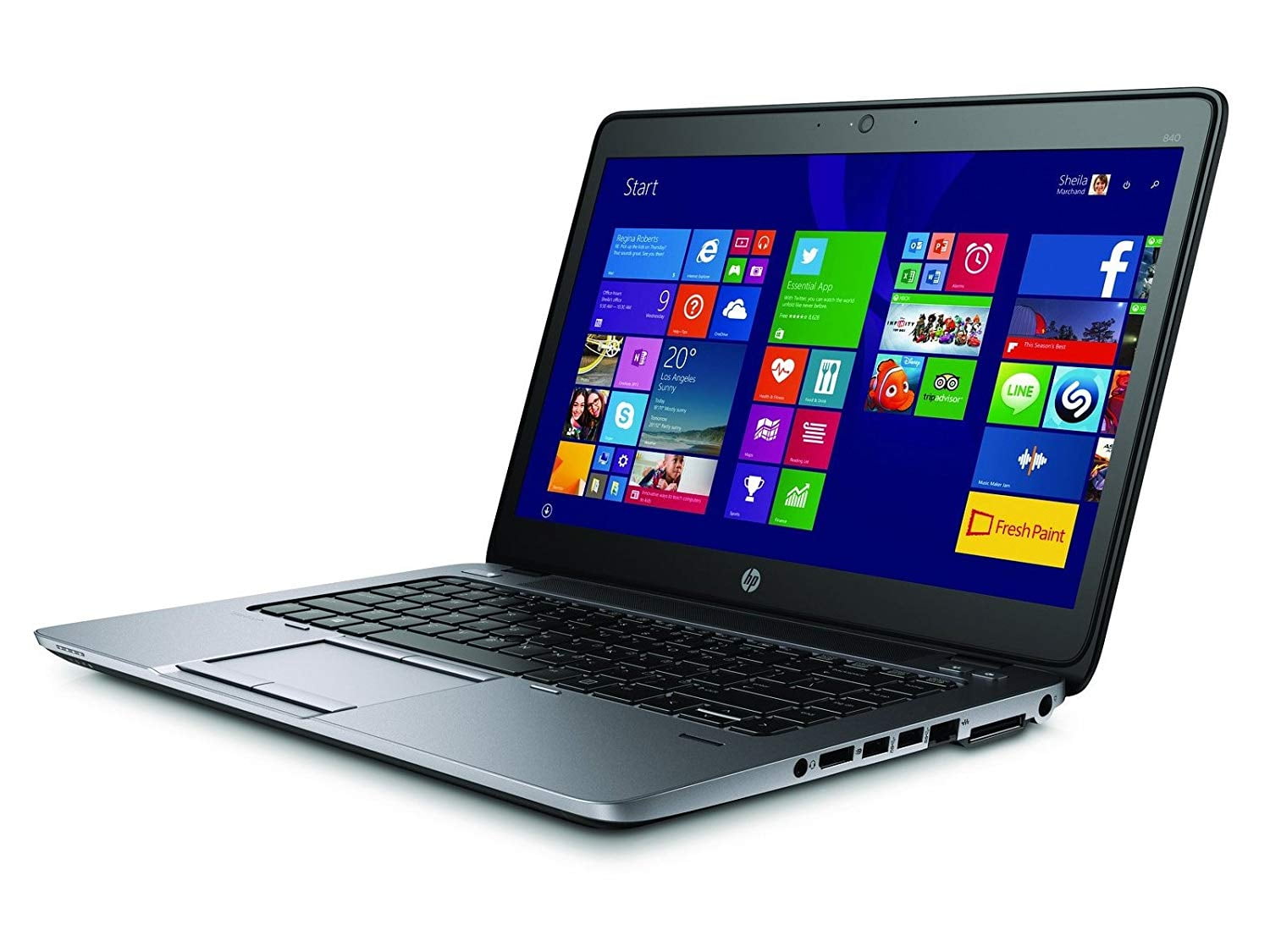 riffel Styring lineær HP EliteBook 840 G2 14.0 in USED Laptop - Intel Core i5 5300U 5th Gen 2.30  GHz 8GB 128GB SSD Windows 10 Pro 64-Bit - Webcam - Walmart.com