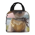 thumbnail image 1 of Disketp Cat In Sun Hat for Insulated Lunch Bag for Women and Men, Perfect for Work, Hiking, Picnic, 1 of 8