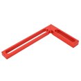 thumbnail image 1 of 90 Woodworking Right Angle Ruler Aluminum Alloy Carpenter Square L Shape Height Measuring Scribing Clamping Tool For Photo Frames Boxes Cabinet Drawers, 1 of 8