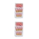 thumbnail image 3 of 1 juego de puntas francesas Prensa en las uñas Extensión de gradiente Calcomanías para uñas artificiales Envolturas Cubierta completa Kit de tipo 8 Pegamento 2g, gelatina 24 piezas 2piezas Minnieouse  CBP262045, 3 of 5